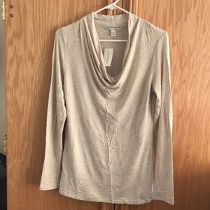 Brand-new cowl-neck long sleeve